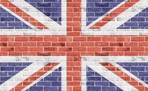 Postershop Fototapeta vliesová: Britská Vlajka (Union Jack) - 416x254 cm