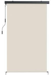 Outsunny bezšňůrová venkovní roletta, UPF50+ a voděodolné stínění pro terasu, balkon nebo altánek, 250 × 160 cm, krémová | Aosom