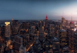 Postershop Fototapeta: Večerní New York - 368x254 cm