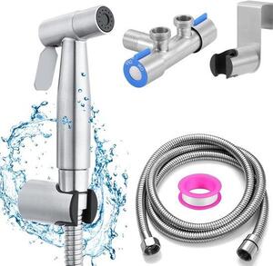 Ruční sprcha bidet pro toaletu – nerezová ocel, úsporné řešení s flexibilní hadicí