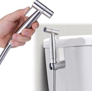 Ruční sprcha bidet pro toaletu – nerezová ocel, úsporné řešení s flexibilní hadicí
