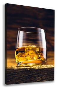 Vertikální Foto obraz na plátně Bourbon ve skle ocv-95142140