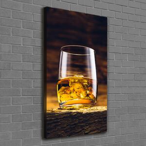 Vertikální Foto obraz na plátně Bourbon ve skle ocv-95142140