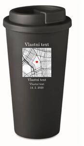 Personalizovaný cestovní termohrnek s mapou