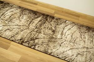 Associated Weavers Běhoun Lapiso 400 Moderní Listí béžový hnědý Šíře: 70 cm