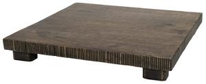 Dřevěný servírovací podnos Walnut 30 × 30 cm