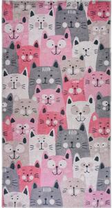 Růžový dětský koberec 120x180 cm Silly Cats – Vitaus
