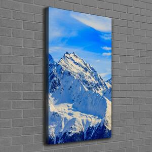 Vertikální Vertikální Foto obraz na plátně do obýváku Hory zima ocv-96505174