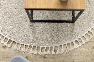 Makro Abra Kulatý koberec BERBER 9000 krémový Rozměr: průměr 120 cm