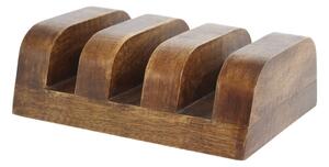 Dřevěný stojánek na prkénka Walnut