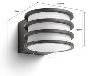 Philips - LED RGB Stmív. venkovní nástěnná lampa Hue LUCCA 1xE27/8,1W/230V IP44