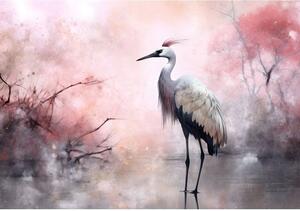 Postershop Fototapeta vliesová: Art Abstract Birds - 208x146 cm