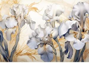 Postershop Fototapeta vliesová: Nature Iris Flowers - 208x146 cm