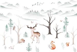 Postershop Fototapeta vliesová: Children forest - 208x146 cm