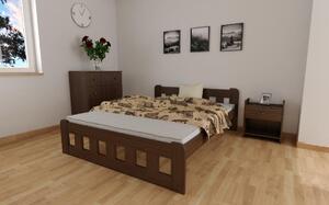 Postel Nika 120/200 cm ořech zvýšená