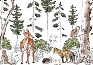 Postershop Fototapeta vliesová: Animals - 208x146 cm
