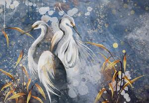 Postershop Fototapeta vliesová: Herons - 208x146 cm