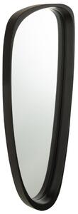 Černé lakované zrcadlo J-Line Toni 33 x 89 cm