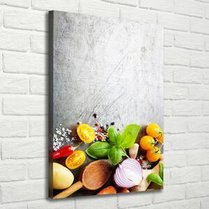Vertikální Moderní obraz canvas na rámu Zelenina ocv-98382182