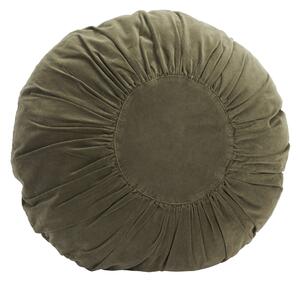 Kulatý sametový polštář Green Ø 55 cm