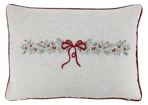 Vyšívaný povlak na polštář Bow/Garland 35 × 50 cm
