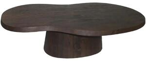 Hnědý dřevěný konferenční stolek Richmond Odile 130 x 70 cm