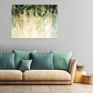 Postershop Obraz na plátně: Structure leaves wall garland - 100x75 cm
