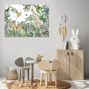 Postershop Obraz na plátně: For children jungle animals - 100x75 cm