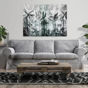 Postershop Obraz na plátně: Structure jungle concrete wall - 100x75 cm