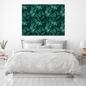Postershop Obraz na plátně: Nature leaves tropical monstera - 100x75 cm