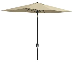 Outsunny obdélníkový slunečník 2 × 3 m — s klikou, 180 g/m² voděodolný polyester — krémová | Aosom