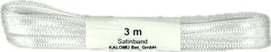 Saténová stuha bílá – 3mm × 3m (4,-Kč/m)