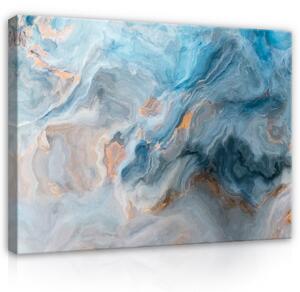 Postershop Obraz na plátně: Blue Marble Imitation - 80x60 cm