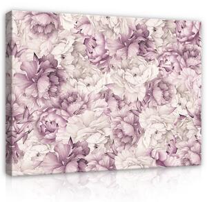 Postershop Obraz na plátně: Nature Flowers Dusky Pink Peonies - 100x75 cm