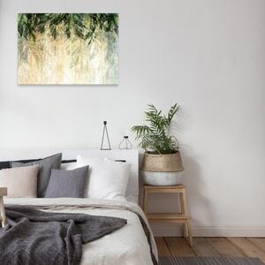 Postershop Obraz na plátně: Structure leaves wall garland - 80x60 cm