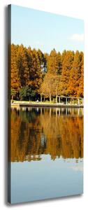 Vertikální Foto obraz na plátně Podzimní park ocv-99522421