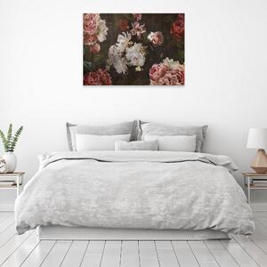 Postershop Obraz na plátně: Art flowers imitation floral - 80x60 cm