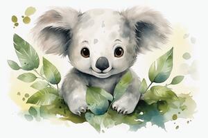 Postershop Fototapeta vliesová: For Kids Little Koala - 208x146 cm