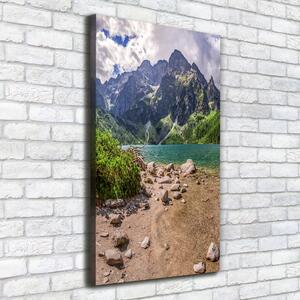 Vertikální Foto obraz na plátně Jezero v horách ocv-99700952