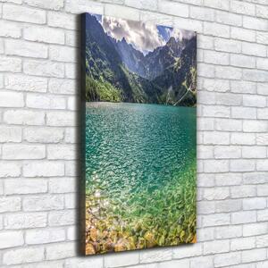 Vertikální Foto obraz na plátně Jezero v horách ocv-99700866