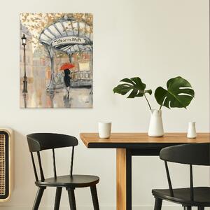 Postershop Obraz na plátně: Cities Paris Characters Female - 100x75 cm