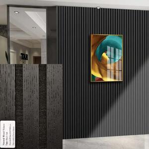FREJA Akustický panel dub 100x60x2,2 cm Black Oak - Můžeme také vyrobit zakázkové velikosti - 100x60x2,2cm
