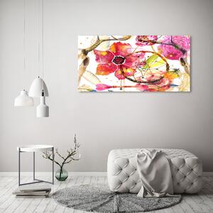 Moderní obraz canvas na rámu Květinový vzor oc-100178932