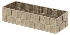 Compactor Úložný organizér do zásuvky Compactor TEX - košík L, 130 x 12 x 7 cm, Taupe (šedo-béžový), L