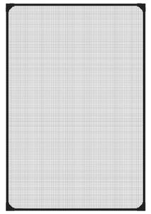 Magnetická okenní síť proti hmyzu antracitová 80 x 120 cm