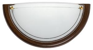 Rabalux UFON nástěnné dřevěné svítidlo 60W/E27/IP20 - tmavé dřevo