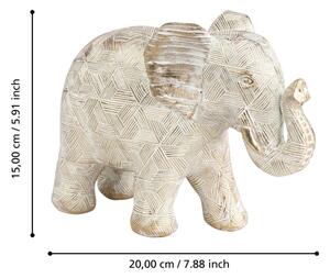 Eglo 427242 - Dekorace ISHIKARI 15x20 cm slon/pryskyřice