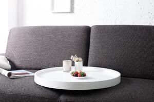 Konferenční stolek MODUL 60 cm – bílá/stříbrná