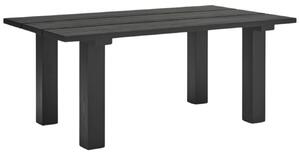 Černý dřevěný jídelní stůl Teulat Banda 180 x 100 cm