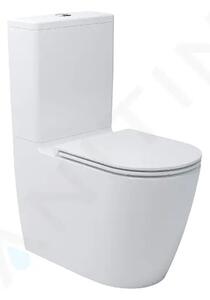 Kielle WC kombi set s nádržkou a sedátkem softclose, Vortex, bílá 30202000